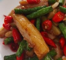 Eggplant and Green Bean Stir-Fry
