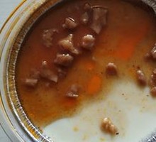 Minced Pork Steamed Egg