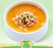 Minced Meat Steamed Egg