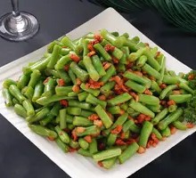 Bamboo Shoots and Minced Pork with Green Beans