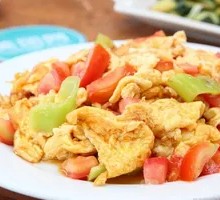 Tomato and Egg Rice Bowl