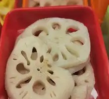 Raw Lotus Root Slices