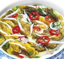 Sour Cabbage and Silver Fish Soup