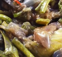 Eggplant and Green Bean Stir-fry