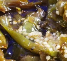 Braised Green Pepper with Tiger Stripes