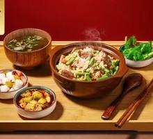 Fresh Meat and Bean Curd Rice