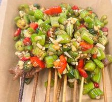 Double Pepper Beef Skewers