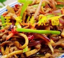 Fried Tofu and Pork Rice Bowl