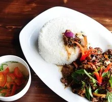 Sour Cabbage Beef Rice Bowl