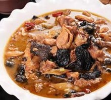 Chicken Stewed with Mushrooms