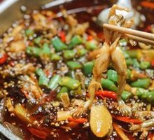Spicy Sichuan-style Pork Intestine and Rabbit Stir-fry