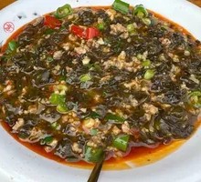 Black Moss Stir-fried with Pork