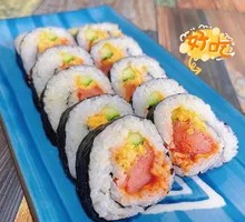 Grilled Sausage Sushi Roll