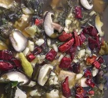 Fried Tofu with Mushrooms