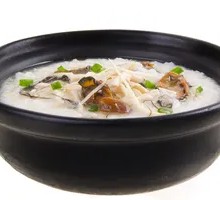 Chicken and Mushroom Rice Porridge