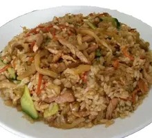 Sliced Pickle and Pork Fried Rice
