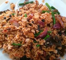 Stir-fried Pork with Fried Rice