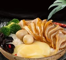 Braised Pig Ear with Rice