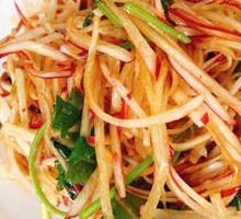 Cold-Mixed Radish Strips