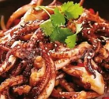 Spicy Squid in Dry Pot