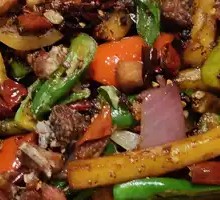 Stir-Fried Oil Greens in Red Oil