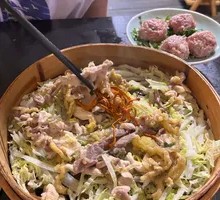 Steamed Chicken丝 with Rice Flour