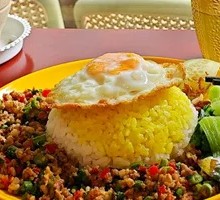 Thai Pork Pad Kra Pao Rice