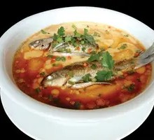 Cold-mixed crucian carp