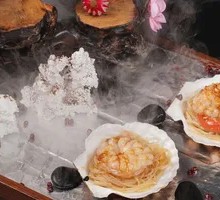 Golden Garlic Silver Noodles Live Scallop