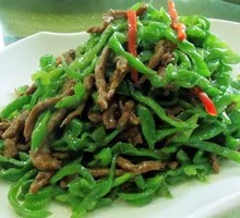 青椒牛肉盖浇面