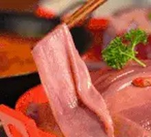 Sliced Pork Kidney with Big Knife