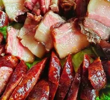 Sausage and Preserved Pork Platter