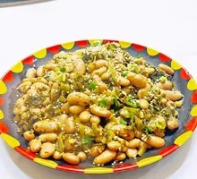 Pickled Cabbage and Green Beans