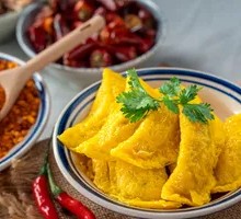 Egg Skin Pork Dumplings