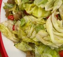 Fried Pork Crumbs with White Vegetables