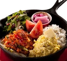 Spicy Grilled Black Pork Belly Rice