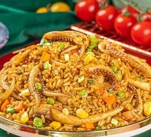 Squid Seafood Fried Rice