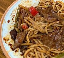 Stir-fried Pork Liver Noodles