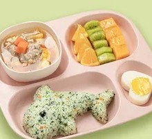 Spinach and Yam Rice