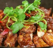 Spicy Rabbit and Pork Ribs in Dry Pot