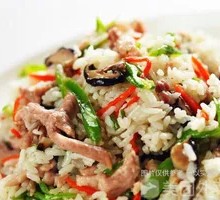 Double Pepper Shredded Pork Fried Rice