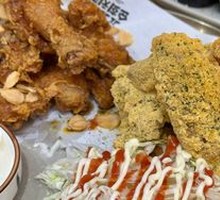 Cheese Snowflake Fried Chicken