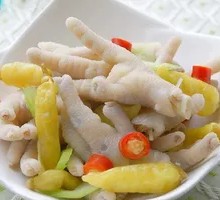 Lemon Pickled Chicken Feet