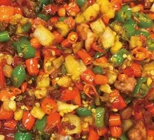 Small Pan-Fried Lean Pork Belly