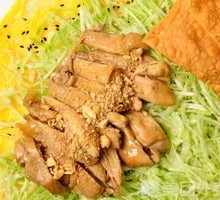 Shredded Chicken Pancake with Lotus Leaf