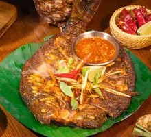 Khon Kaen Fresh Herb Grilled Big Carp
