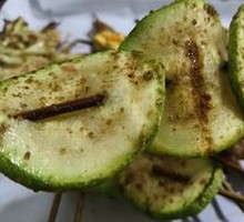 Skewered Small Cucumbers