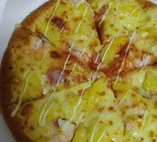 Hawaiian Pineapple Shrimp Pizza