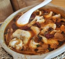 Spicy Pork Intestines with Fish