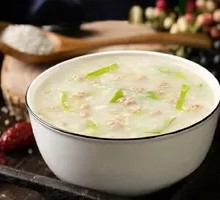 Vegetable and Lean Pork Porridge